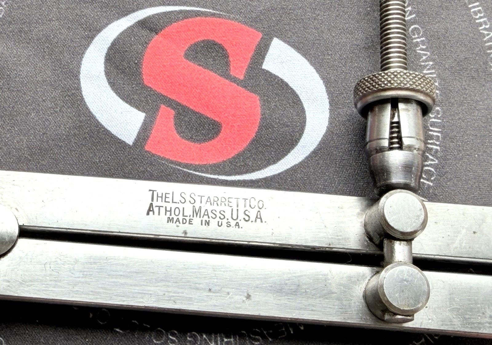 STARRETT No. 83B-12 Spring-Type Dividers W/Flat Legs; 12.0” Size & Capacity.USA