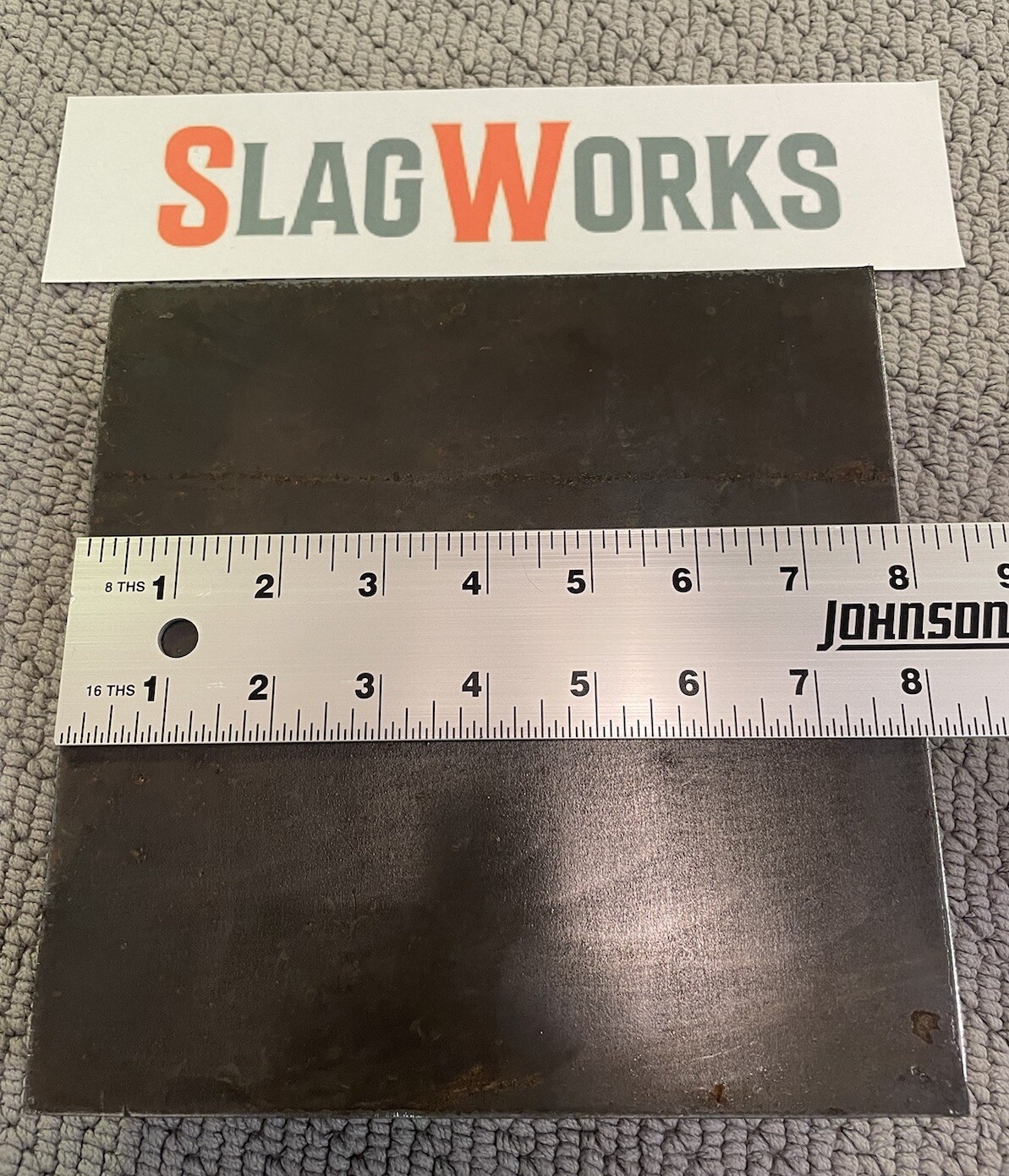 3/4x8x8 inch steel plate 8”x8” A36 Hot Roll Flat .75″ Thick