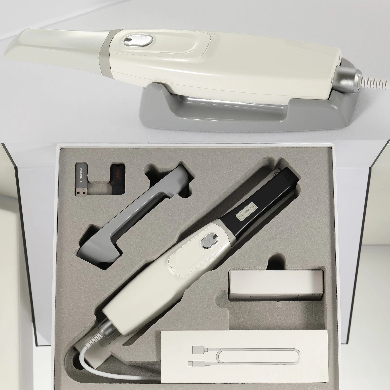 NSK Dental estilo LED E-Generador de Botón pieza de mano alta veloc 2 Hole