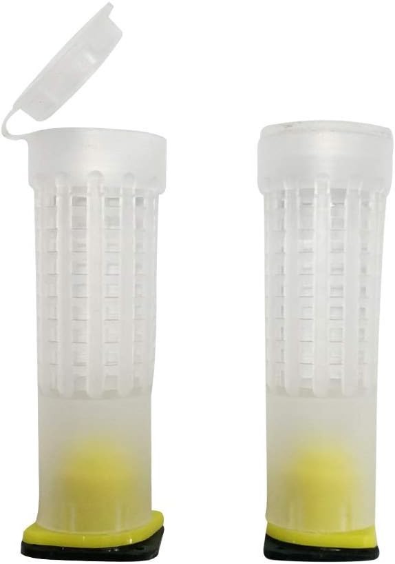 Beekeeping Rearing Cup Kit—Queen Bee Roller Cage 20pcs Equipment Insects…