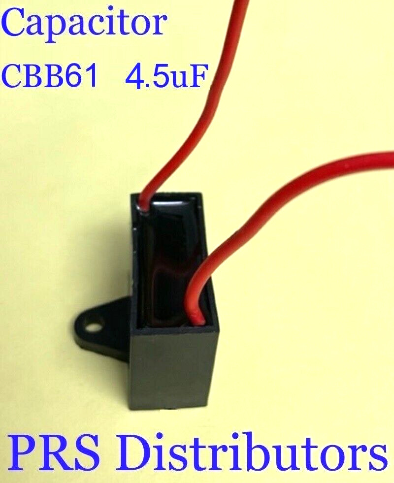 CBB61 4.5uF 4.5mF Motor Ceiling Fan Capacitor replacement 2-Wire 450VAC 50/60 HZ