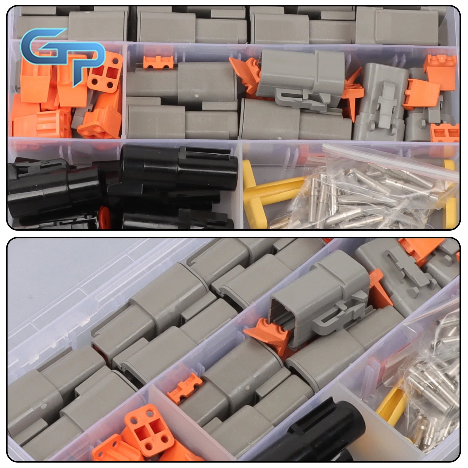 DTP DTHD Connector Kit 1/2/4 Pin with Size 12 Solid Contacts Pin 12-16AWG