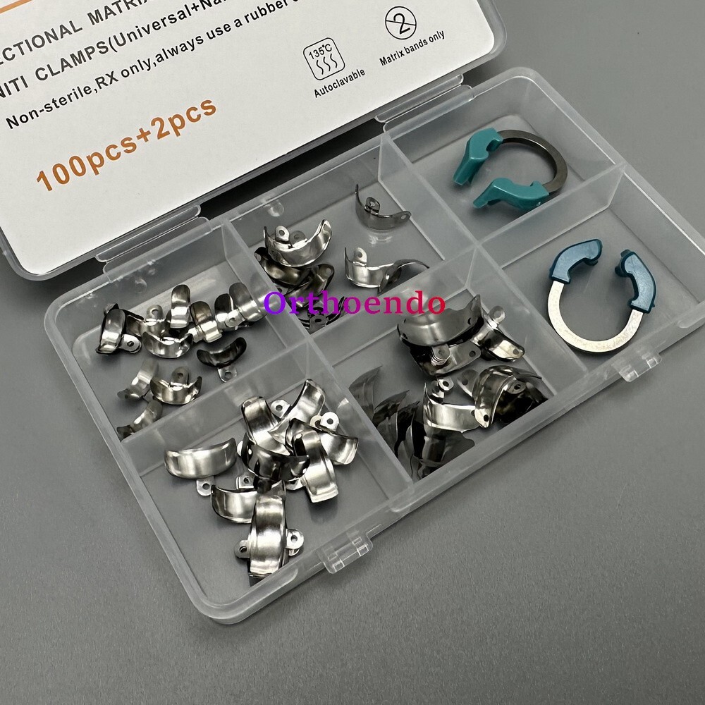 Dental Matrix Bands Ring Clamp Sectional Matrice Fit Garrison Palodent