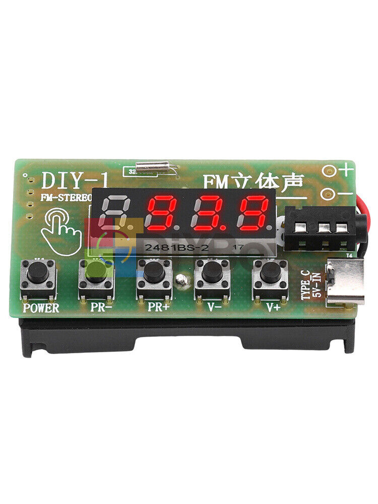Electronic DIY Kits AM/FM Radio Receiver Module Kits Wireless Stereo 87-108MHz