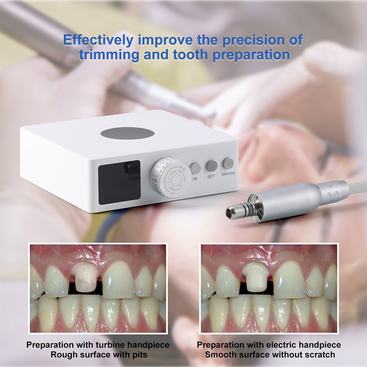 AZ Dental Electric LED Micromotor Brushless Micro Motor/ 1:1/1:5 /16:1 Handpiece
