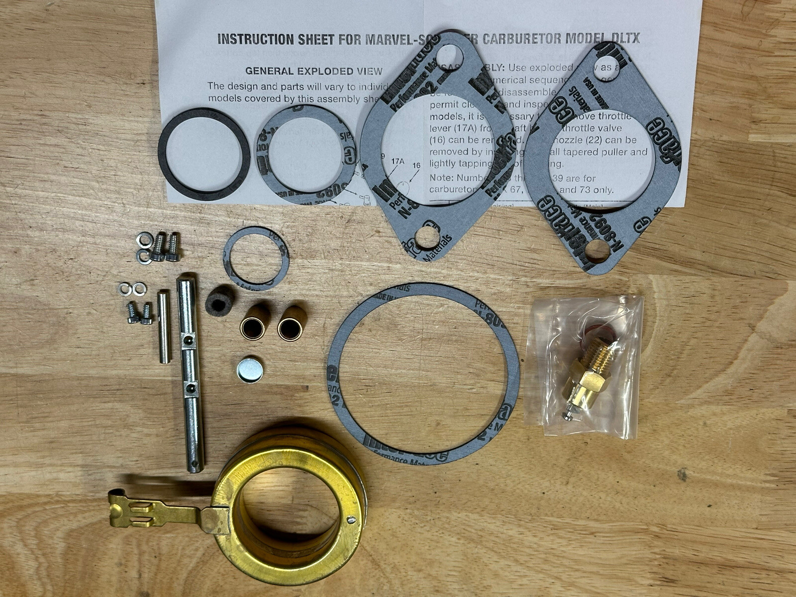 John Deere A, D, G DLTX Carburetor Kit with Float