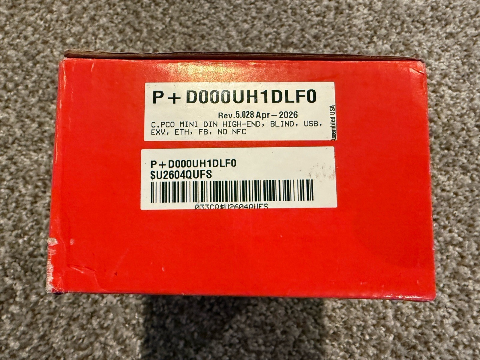 Carel P+D000UH1DLF0 C.PCO Mini Din High-End Programmable Controller NEW