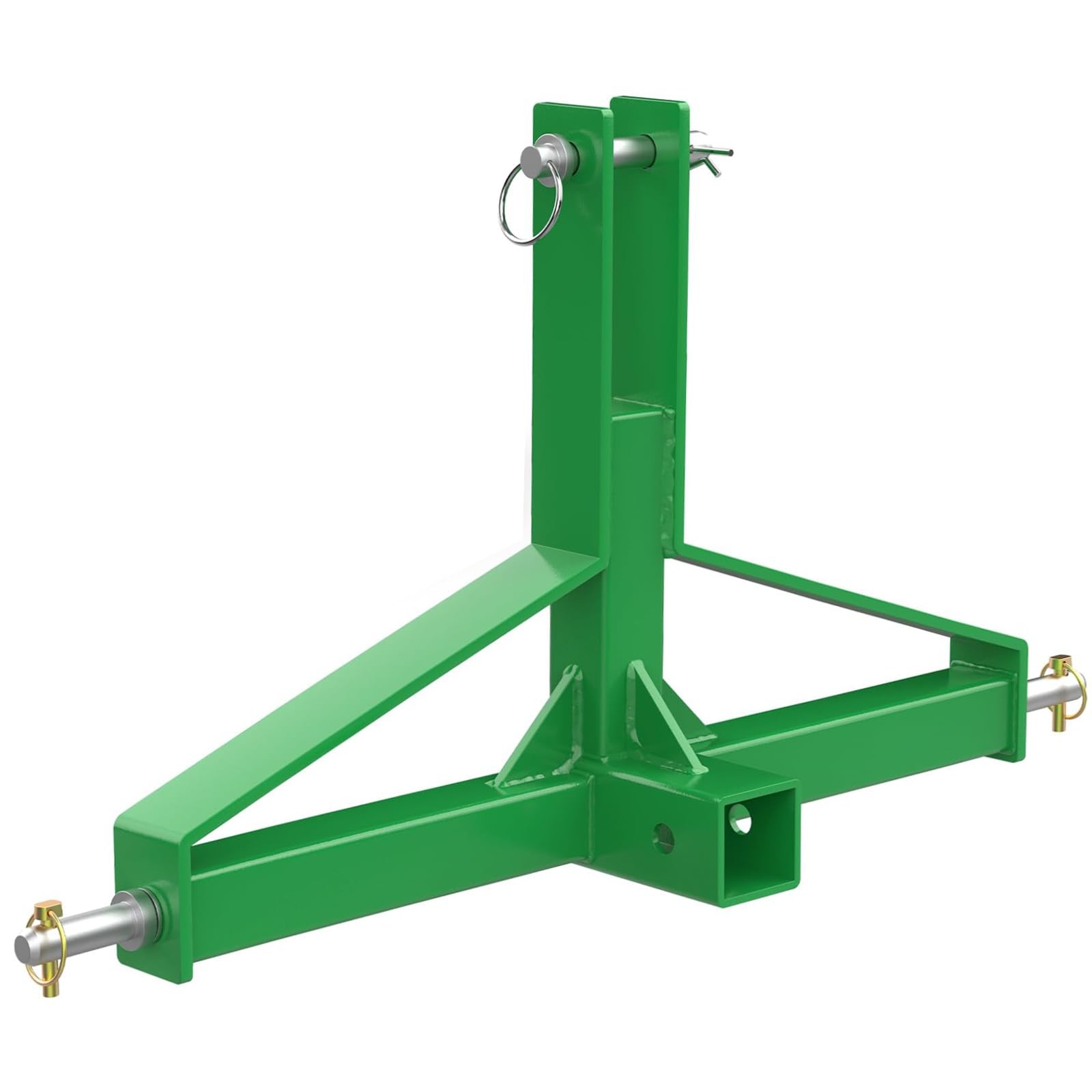 3 Point Hitch 2» Trailer Receiver Hitch Tow Drawbar Category 1 Tractor Adapter
