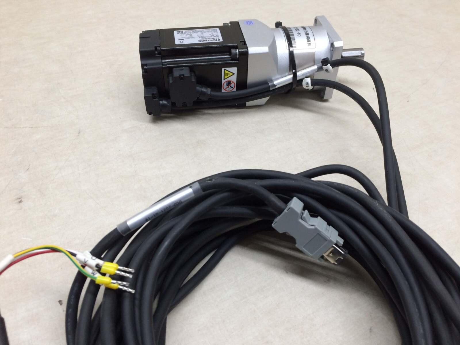 Inovance MS1H1-40B30CB AC Servo Motor w/ Stonker STF60-10 Gear Reducer