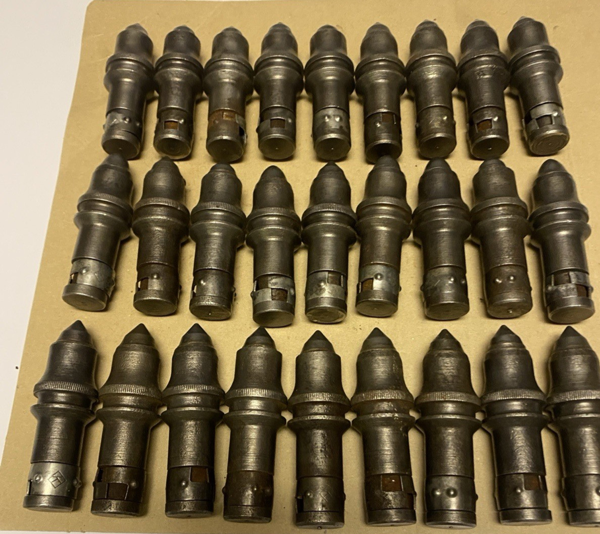 NEW KENNAMENTAL C-3SR / .765 CARBIDE TIPPED AUGER BULLET TEETH / MADE IN THE USA