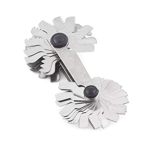 Thread Gauge Standard And Metric, 51/52Pcs Metric+ imperial (52pc), default