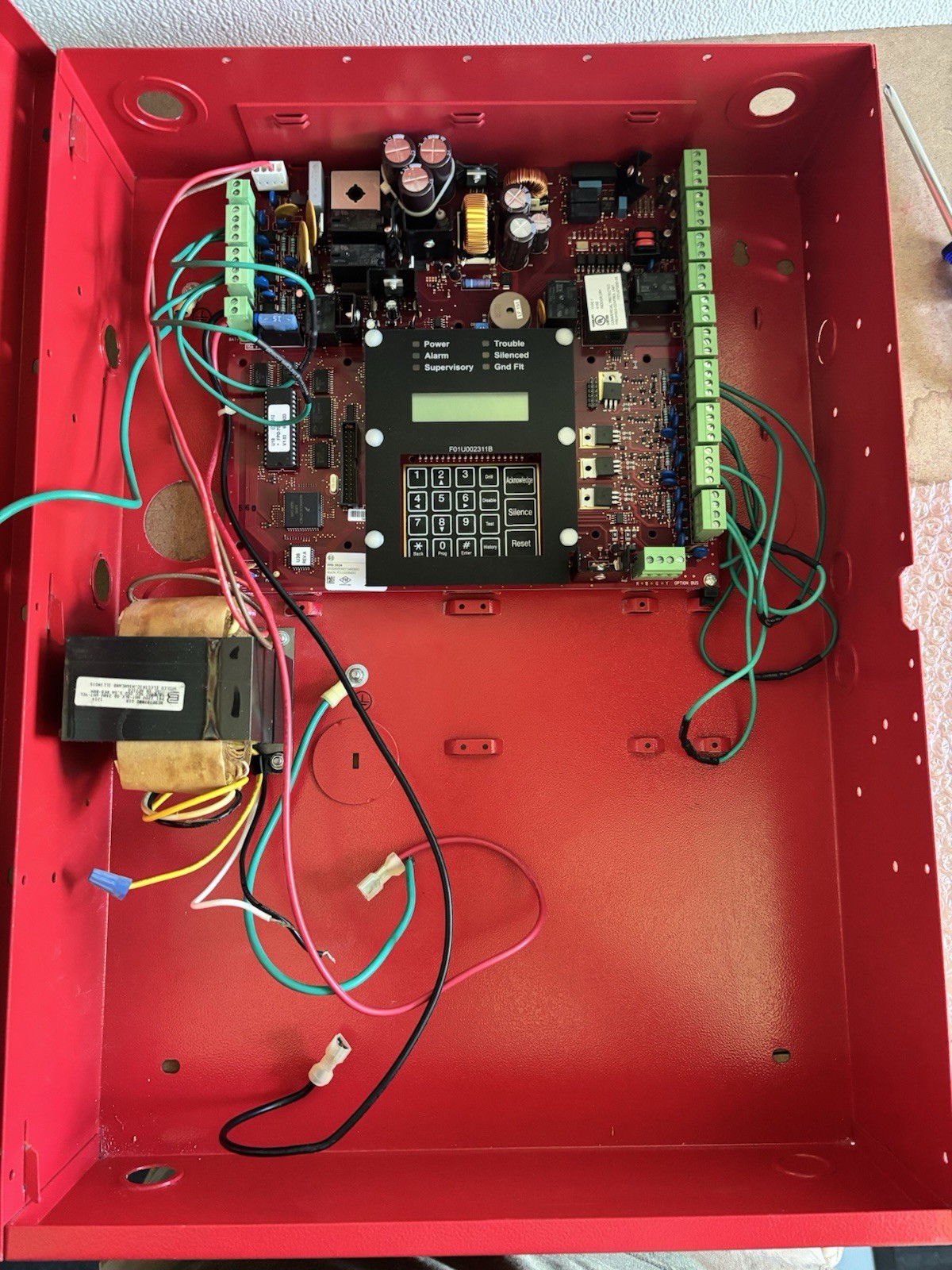Bosch FPD-7024 Fire Alarm Control Panel Unlocked and Factory Defaulted. Clean