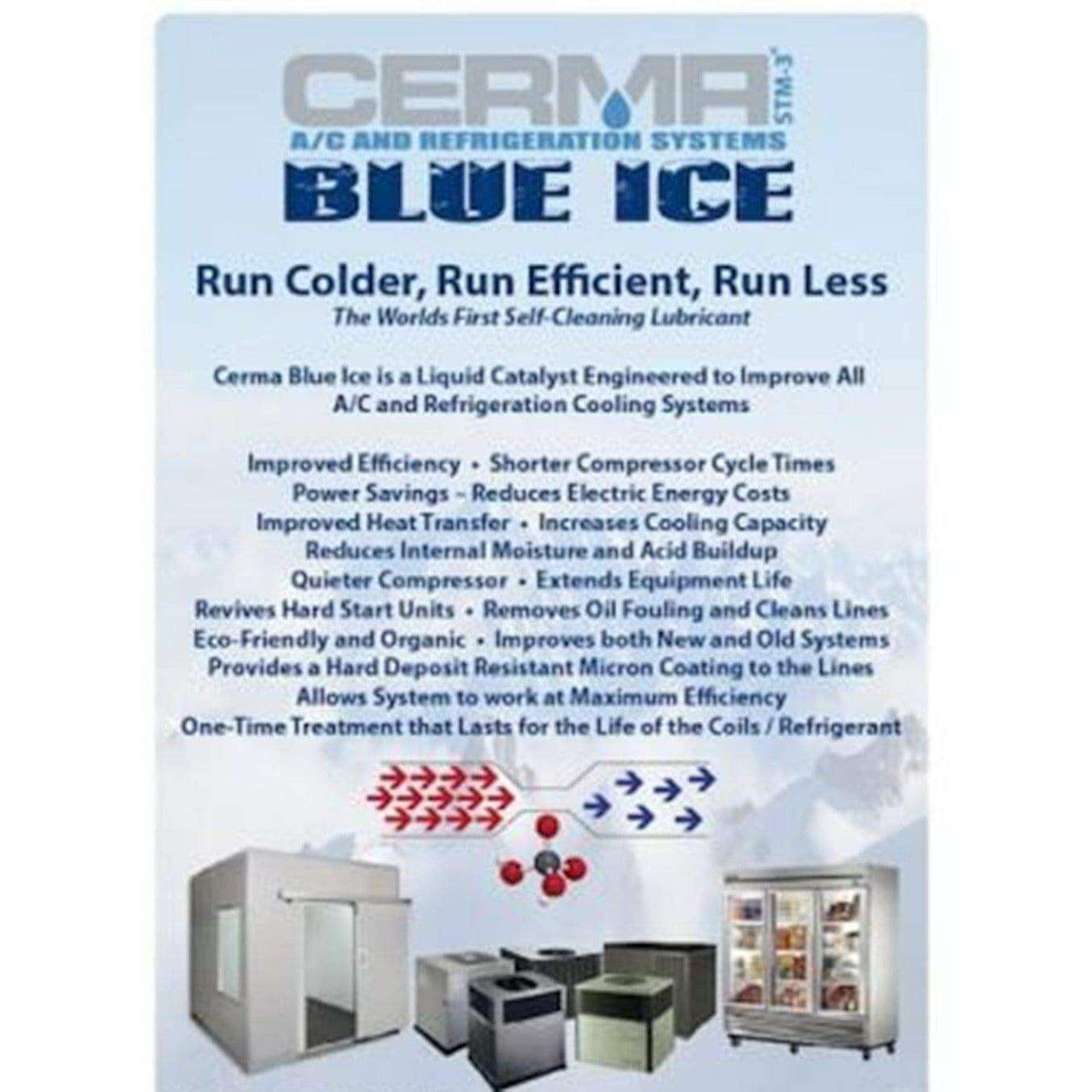 Cerma Blue Ice A/C Refrigeration Ceramic Treatment STM-3 SiC All Refrigerants
