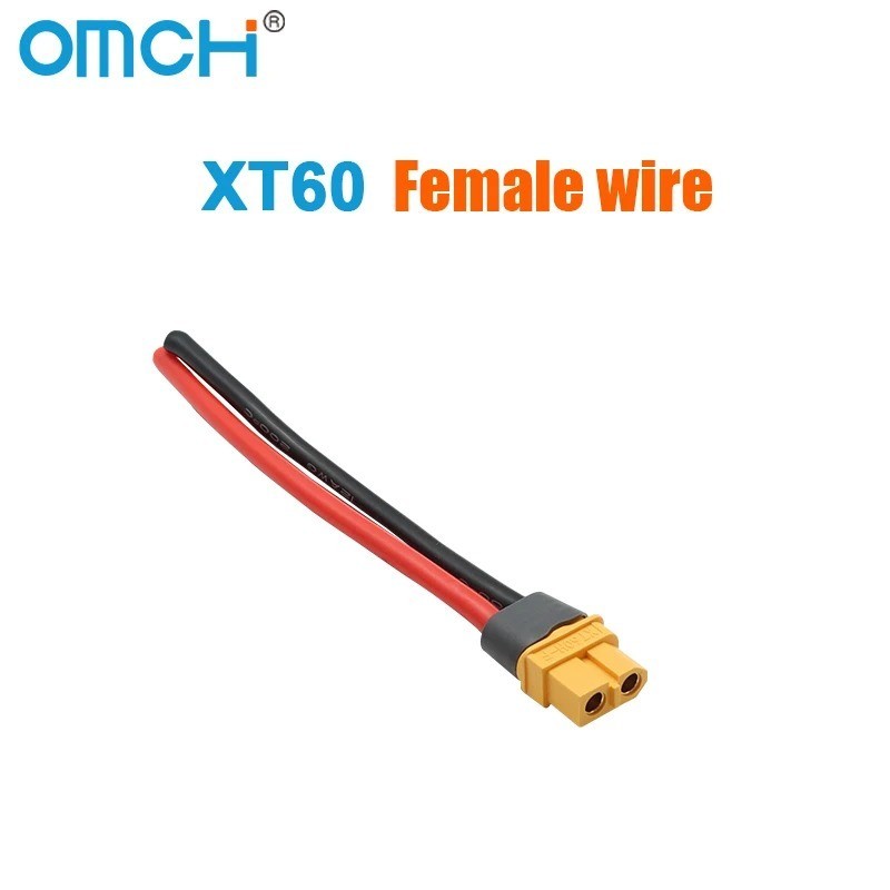 1 Pair Of XT60 Battery Male Female Connector Plug With Silicon 12 AWG Wire Cable