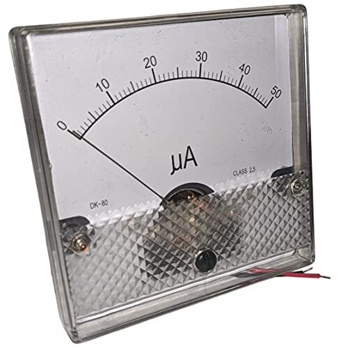 10 Pack Ammeter DC 0-50µA Meter Movement, 1µA Resolution