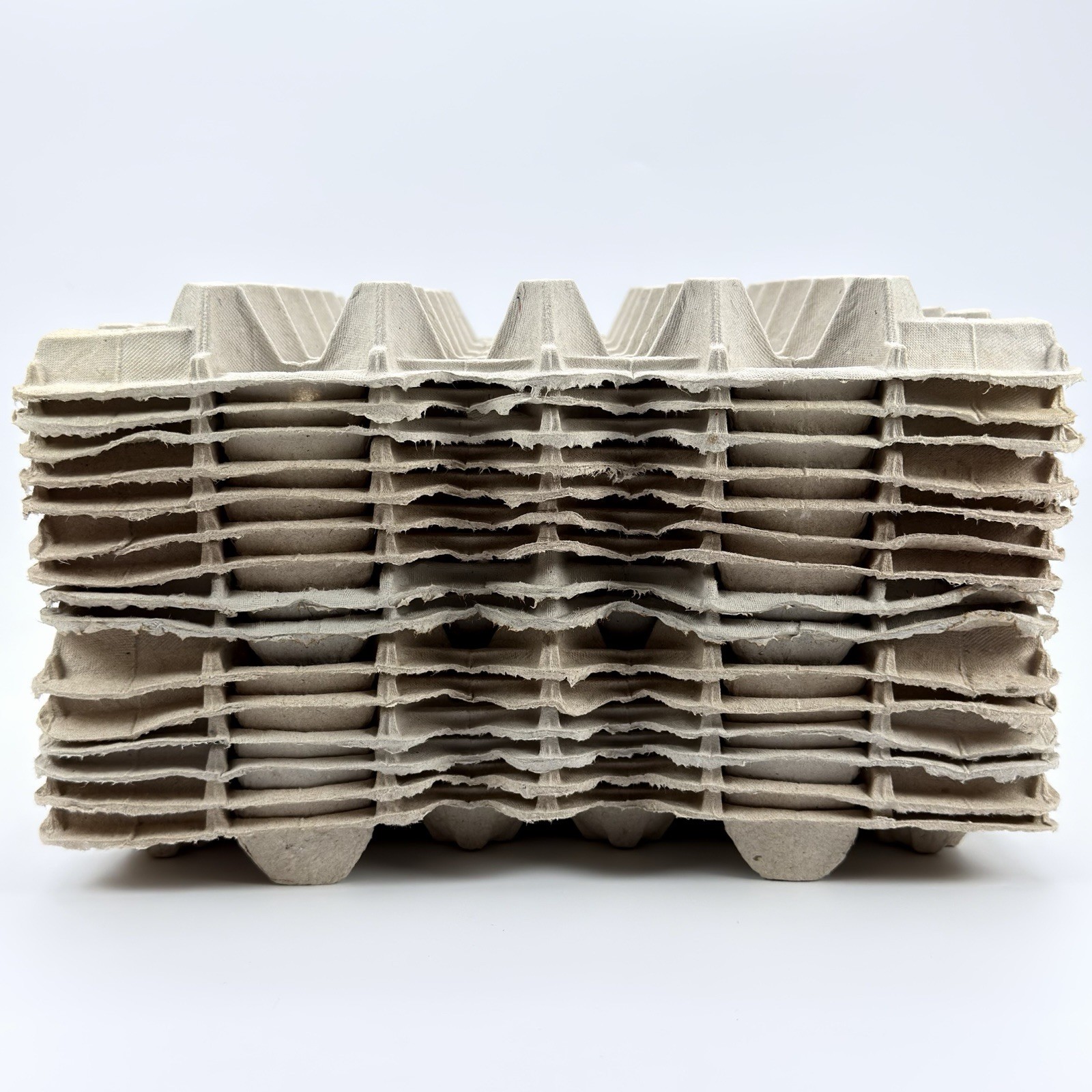 Costco 15 Egg Flats Cartons 30 Count Each Recycled Pulp Trays Square Stackable