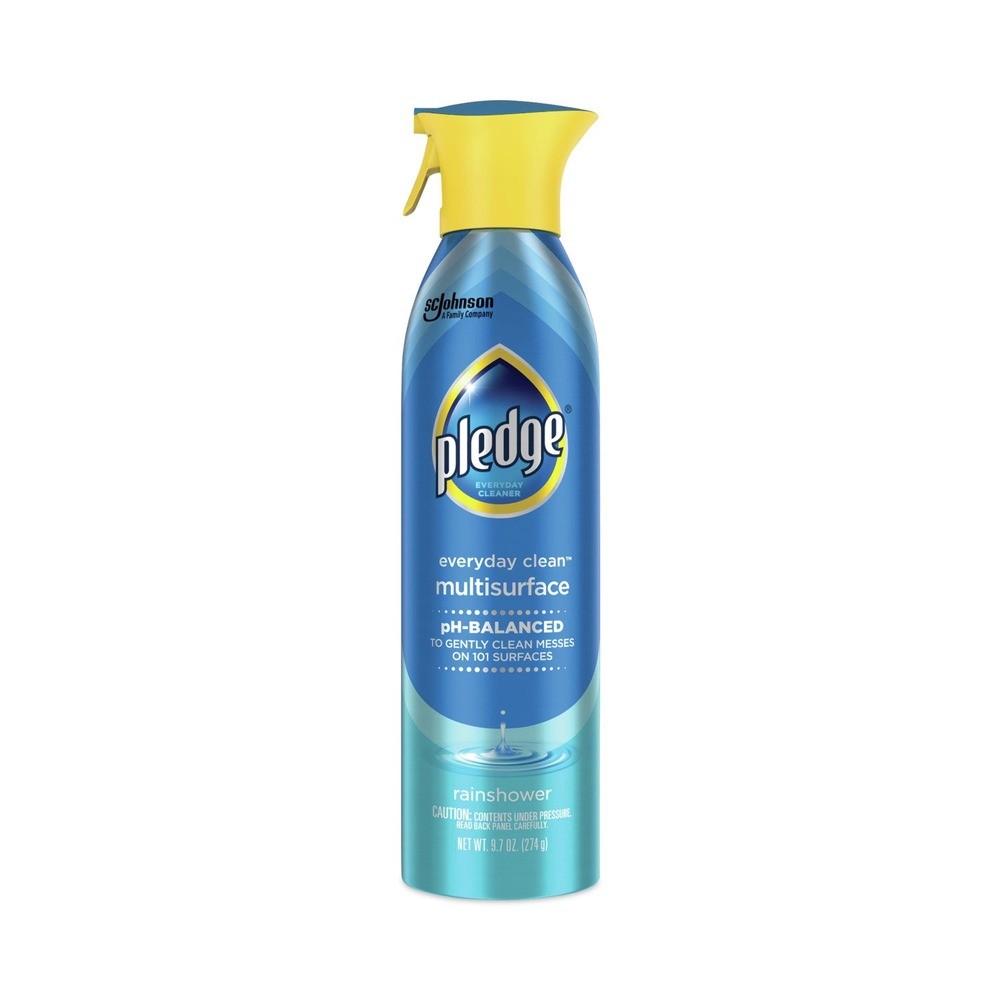 Pledge 339851 9.7 oz. Multi-Surface Everyday Aerosol – Rainshower (6/CT) New