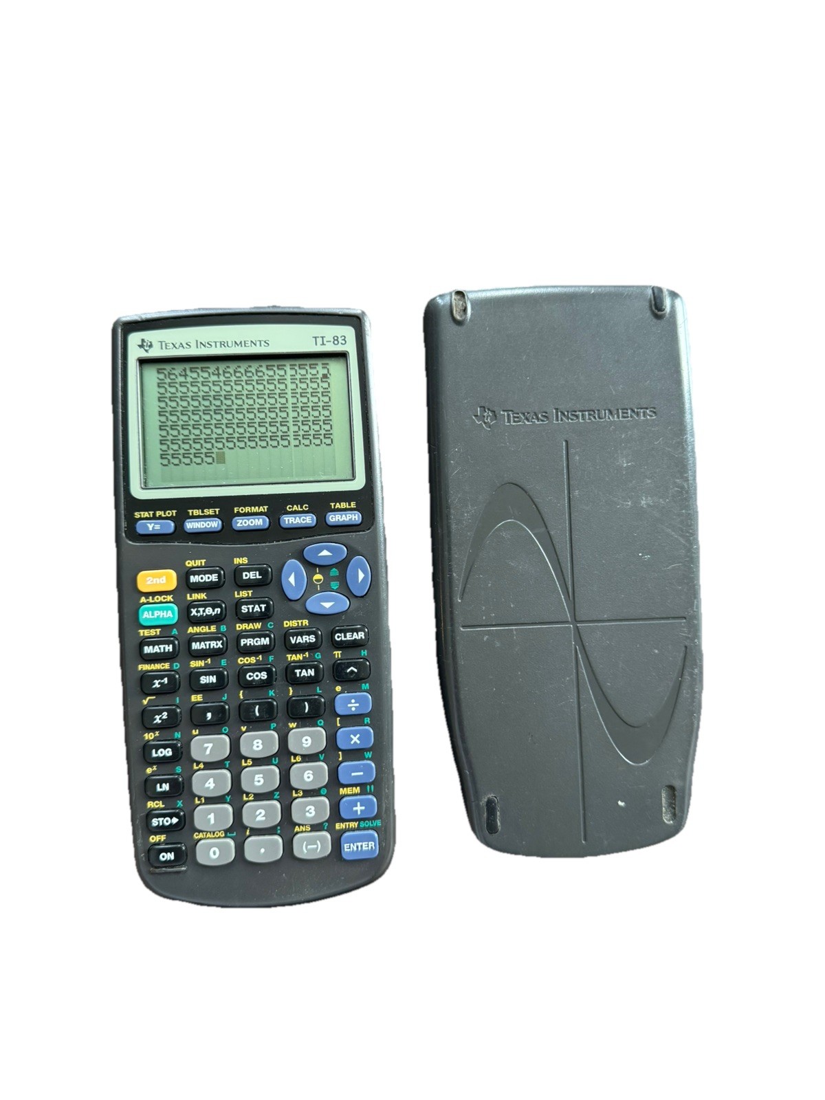 Texas Instruments TI 83 Plus Graphing Calculator Tested, Excellent Cond w/ Cover