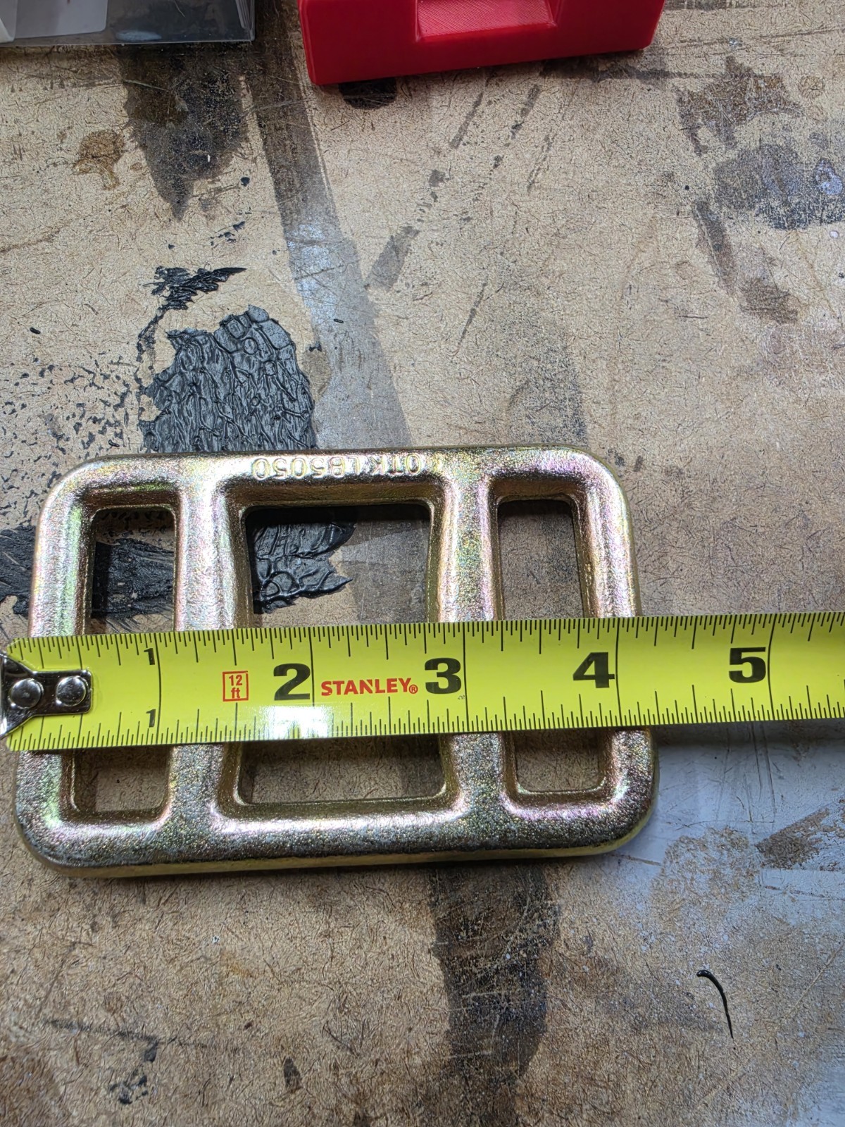 Steel One Way Strap Lashing Buckles Lot Of 4