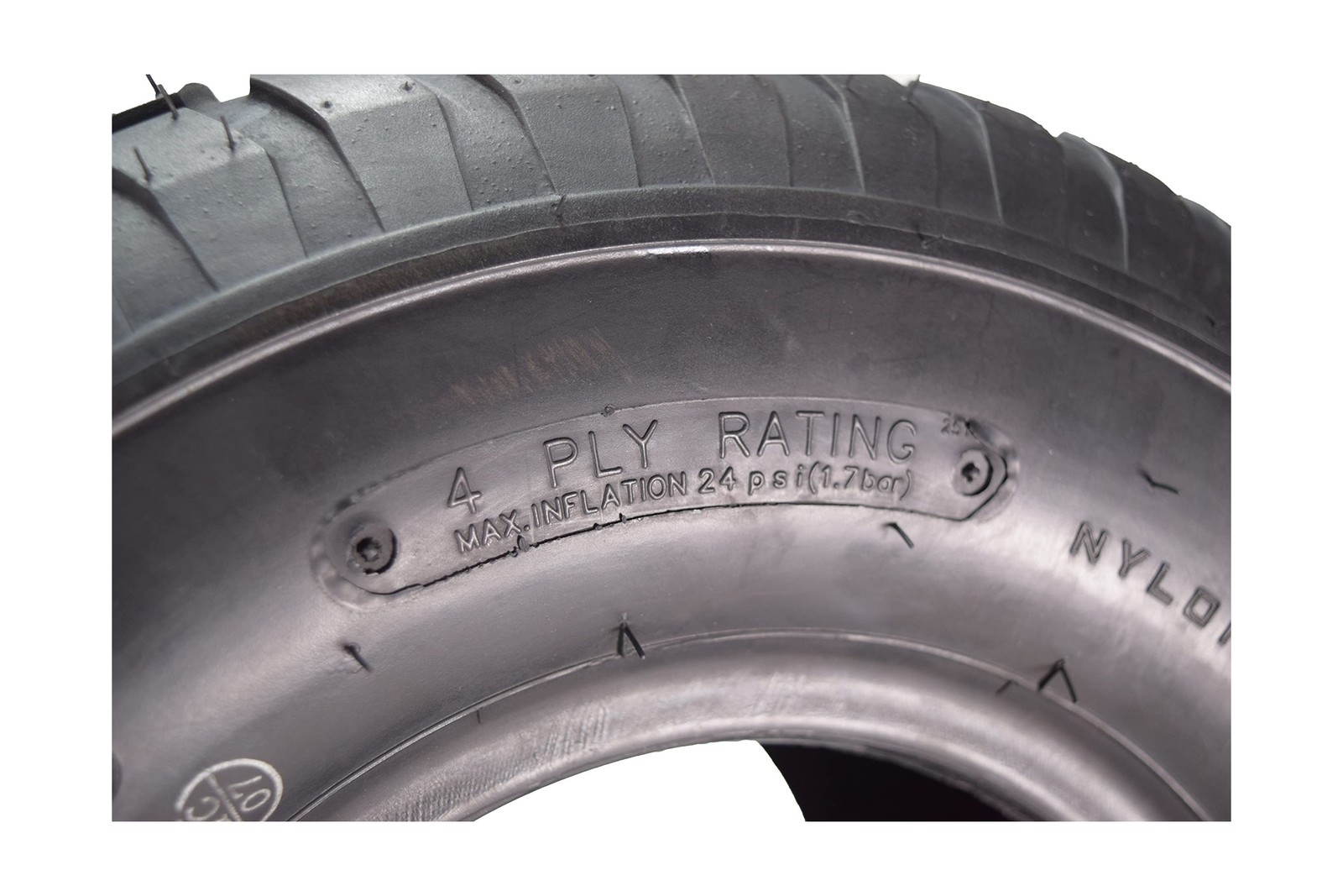 MASSFX 18×9.50-8 front or rear Turf Tires for golf carts and lawn mowers, 4-P…