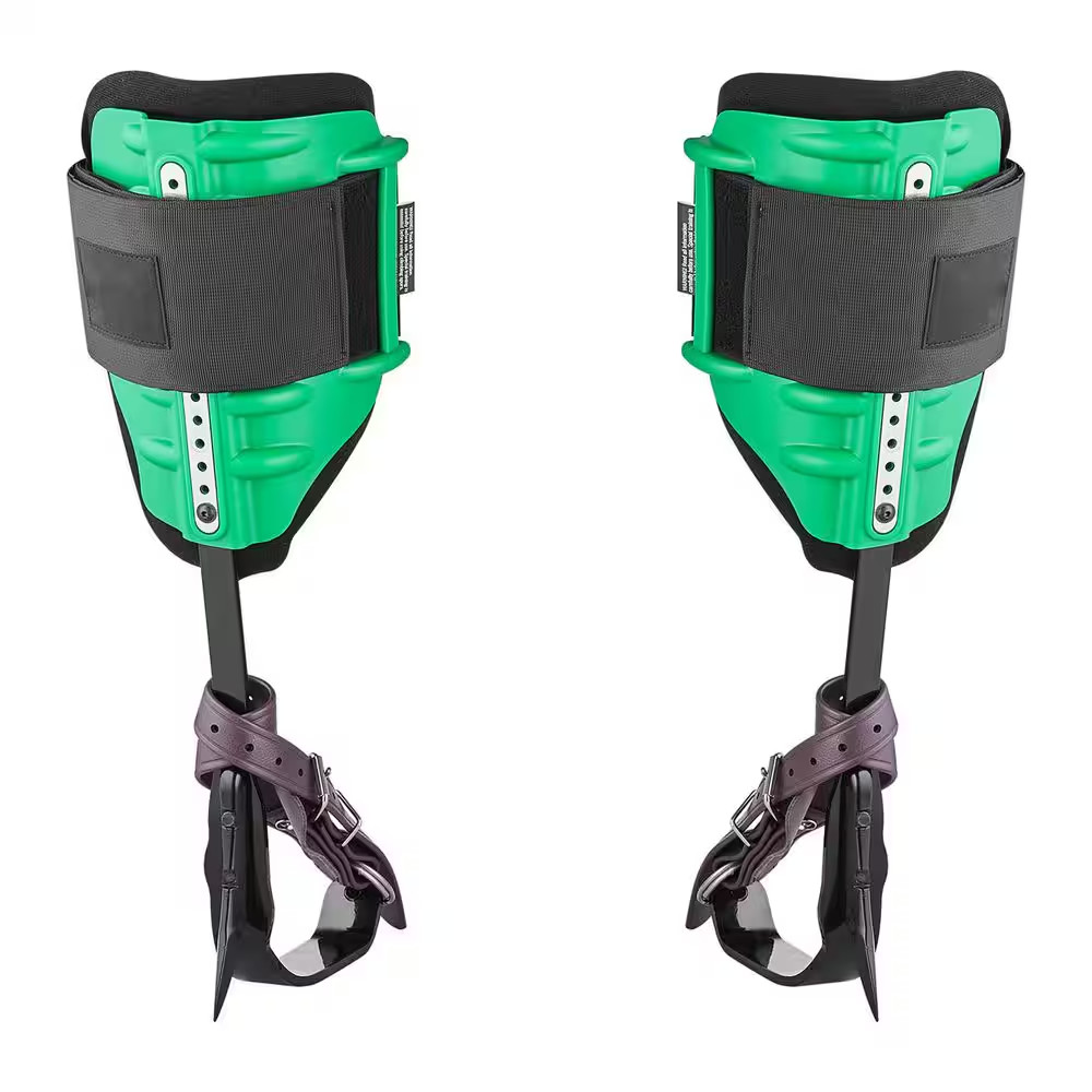 Tree Climbing Spikes Set, Height-Adjustable Tree Climbing Gear with Straps and S