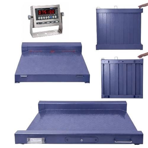 NTEP Low Profile Drum scale 3′ x 3′ x 1.5″ 5000lb x 1lb 5 year Warranty
