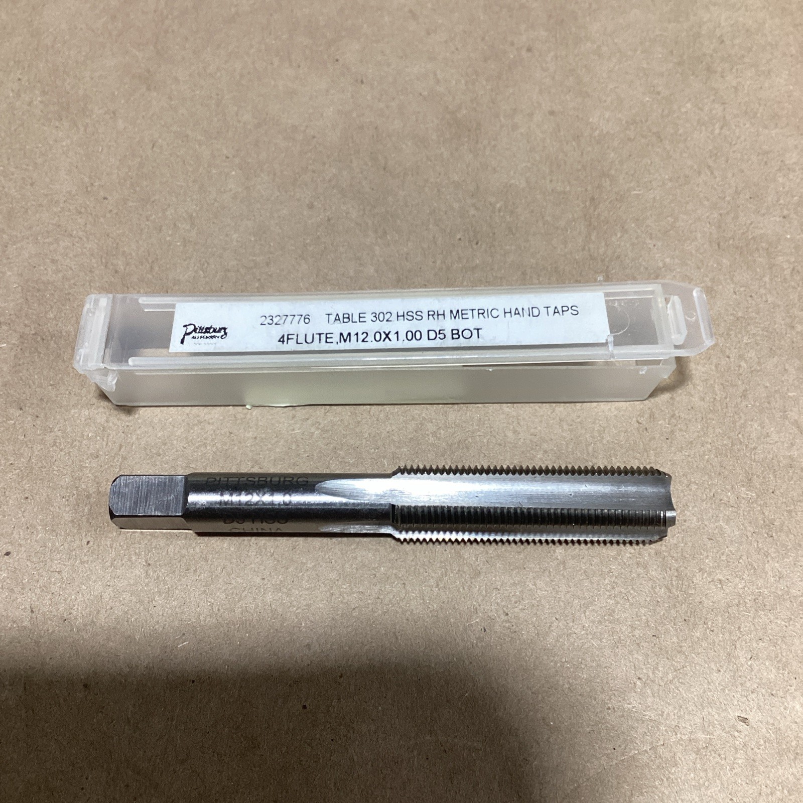 Pittsburg M12.0X1.00 HSS RH Metric Hand Taps