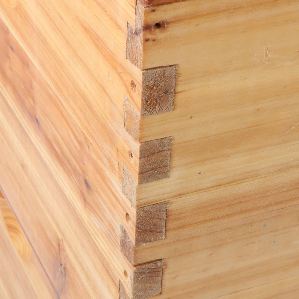 8 Frame Bee Hive Box Beeswax Coated With Frames and Waxed Foundations 4 Layer