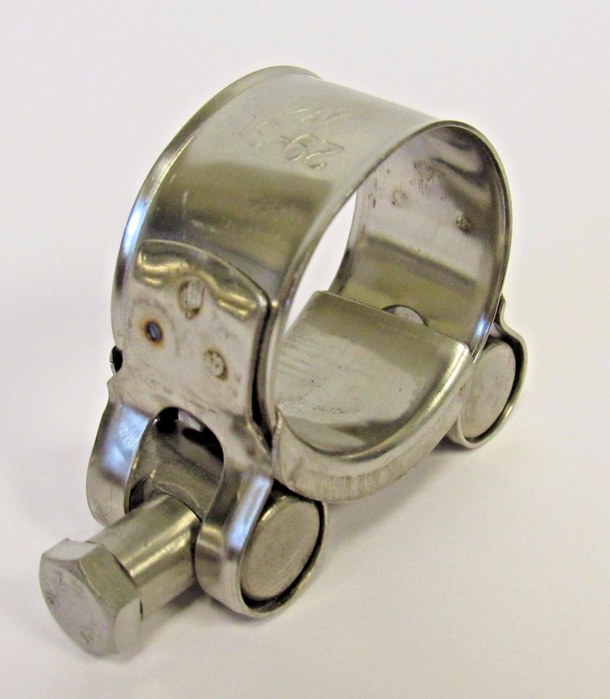 NEW 29-31 MM (1.14-1.22 IN) HEAVY DUTY 304 STAINLESS STEEL T-BOLT HOSE CLAMP NIB
