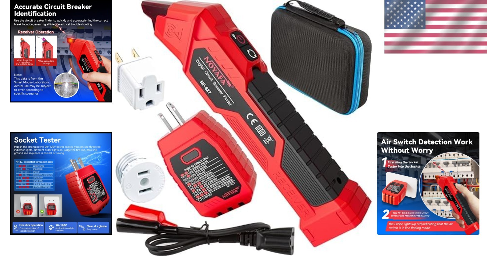 Circuit Breaker Finder with Sensitivity Adjustment