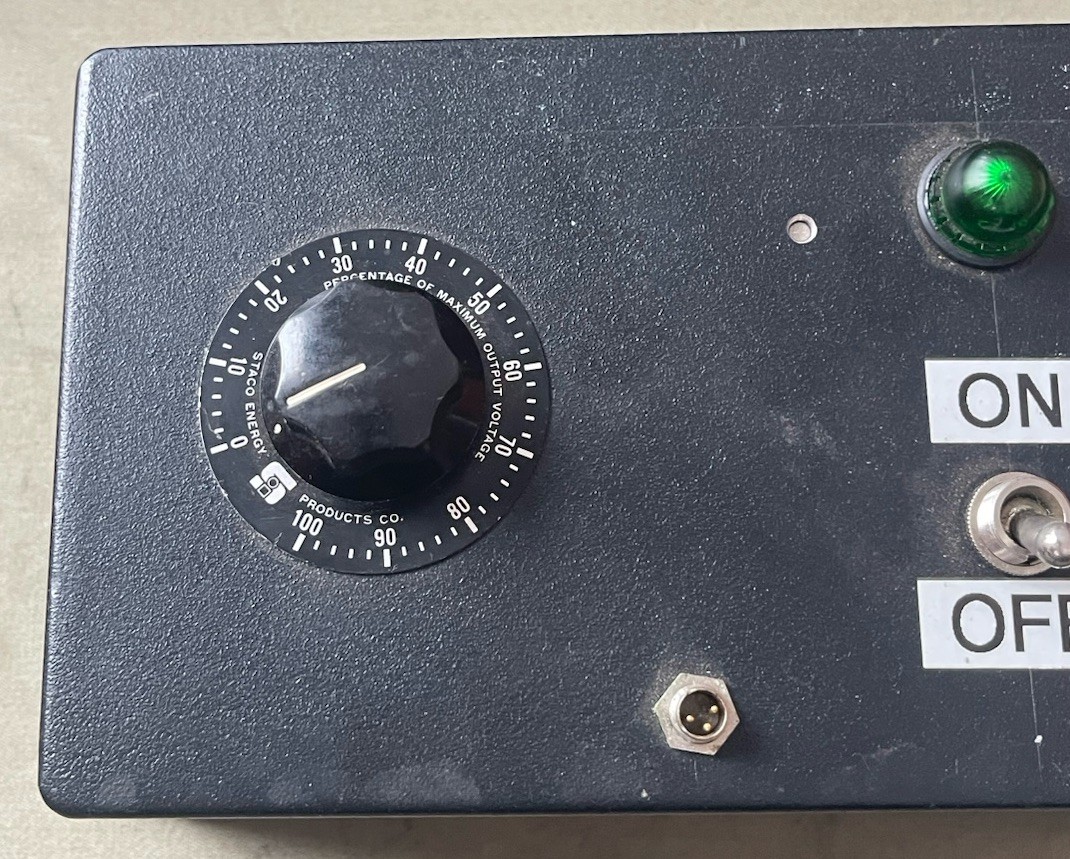 Staco Energy Products 221-B Variable Transformer – Enclosure Mounted – Works