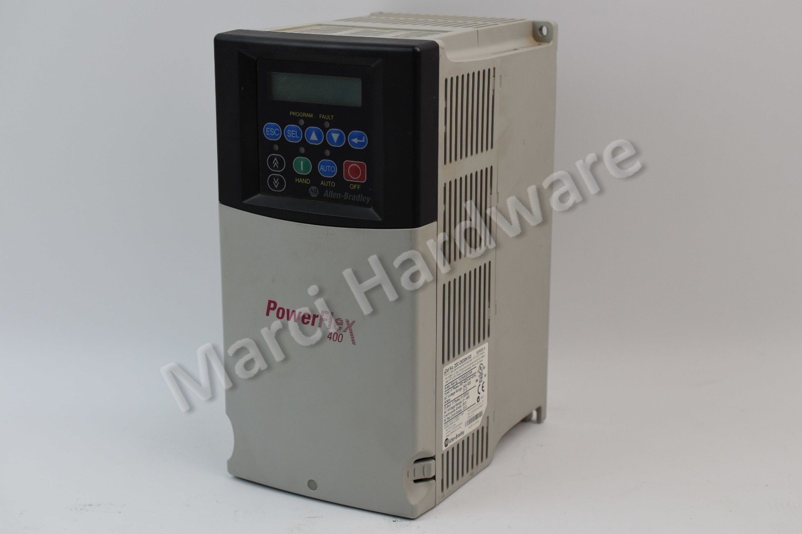 Allen Bradley 22C-D030N103 /A PowerFlex 400 480VAC 3-Phase 30A Fan & Pump Drive