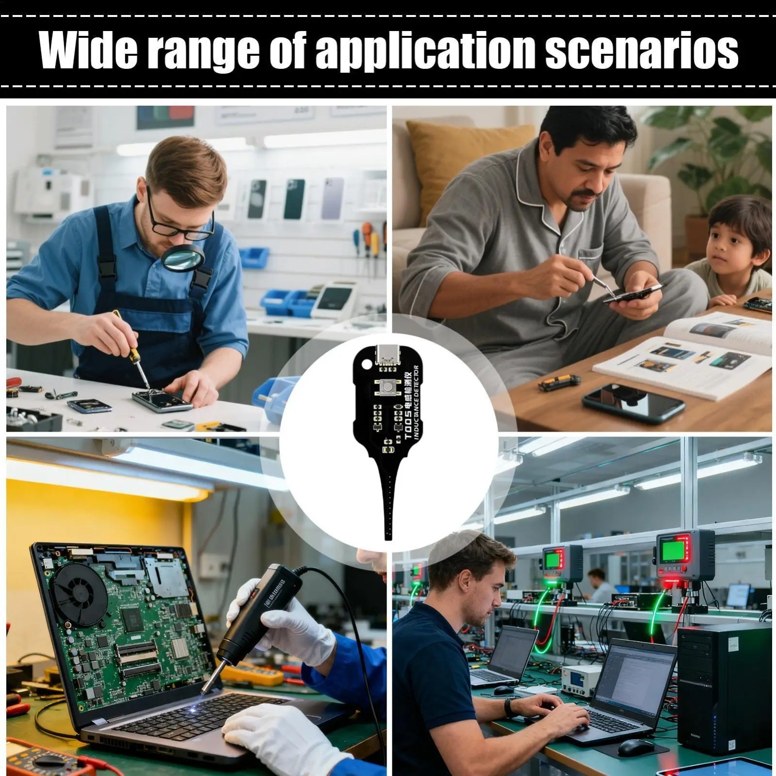 Precise Handheld Inductance Testing Meter For Electronic Testing Laboratory Use
