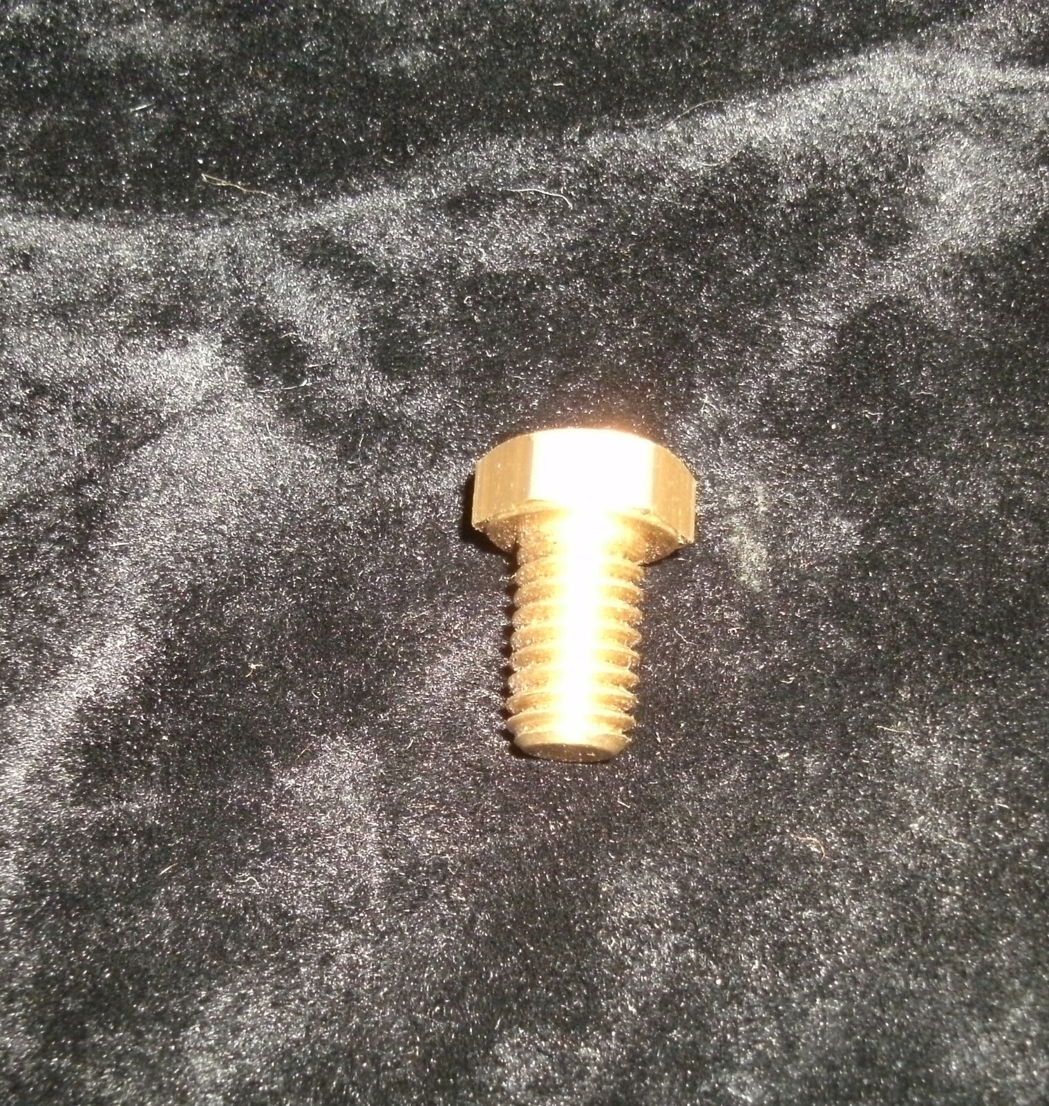 3/8 – 16 X 5/8″– BRASS Hex Cap Bolt (5 pcs)–FREE SHIPPING