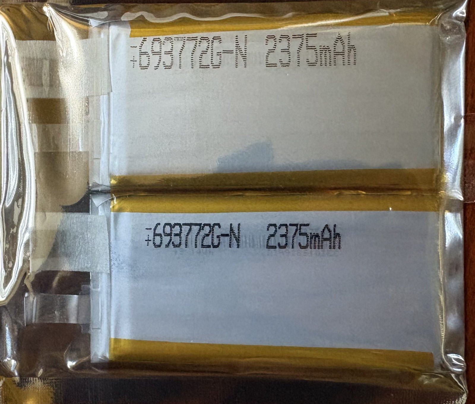 2 New 3.85V 2375mAh(1800Actual) Li-Polymer 693772 703773 DJI-Air Batteries (BnA)