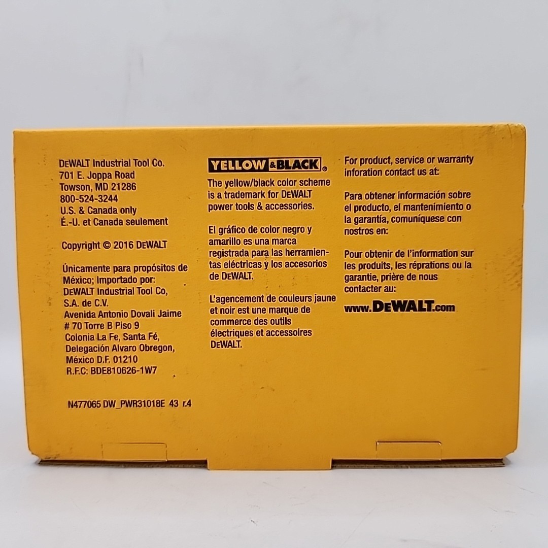 NEW Dewalt Zamac Nailin Mushroom Head 1/4″ x 1″ (100 Pack). Lot of 5