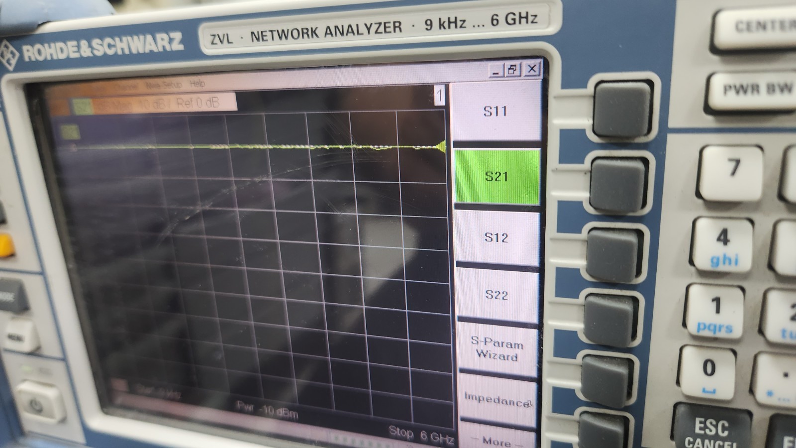 Rohde & Schwarz ZVL6 Vector Network Analyzer 9 kHz – 6 GHz Fully Tested + opt