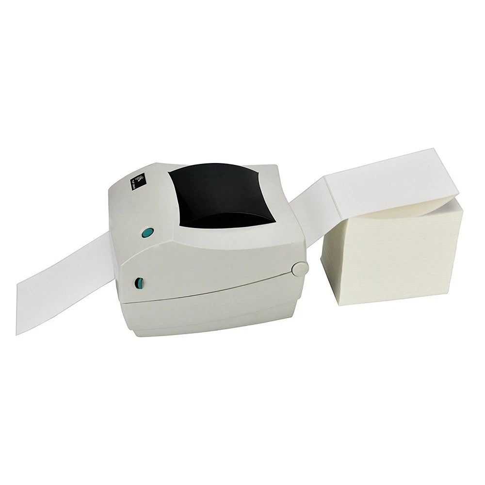 4×6 Fanfold Direct Thermal Shipping Labels for Zebra & Rollo Printer 100 Labels