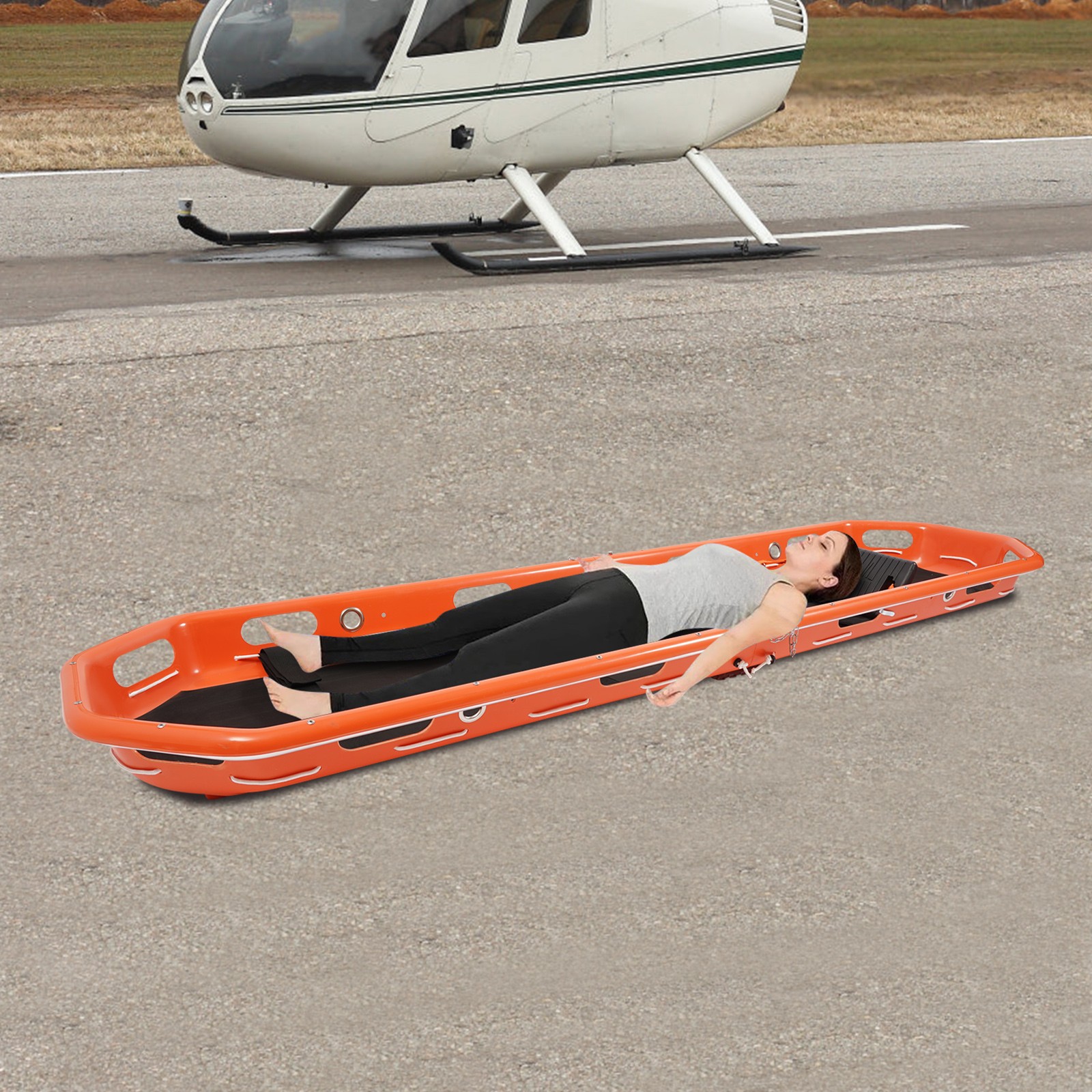 Rescue Basket Stretcher Basket Emergency Stretcher w/ Lift Sling 270kg/595.25lbs