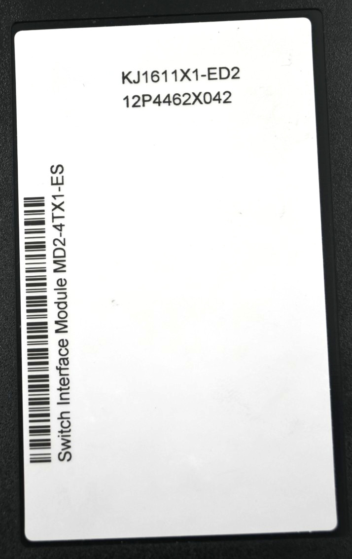 EMERSON DeltaV MD2-4TX1-ES SWITCH INTERFACE MODULE KJ1611X1-ED2 12P4462X042