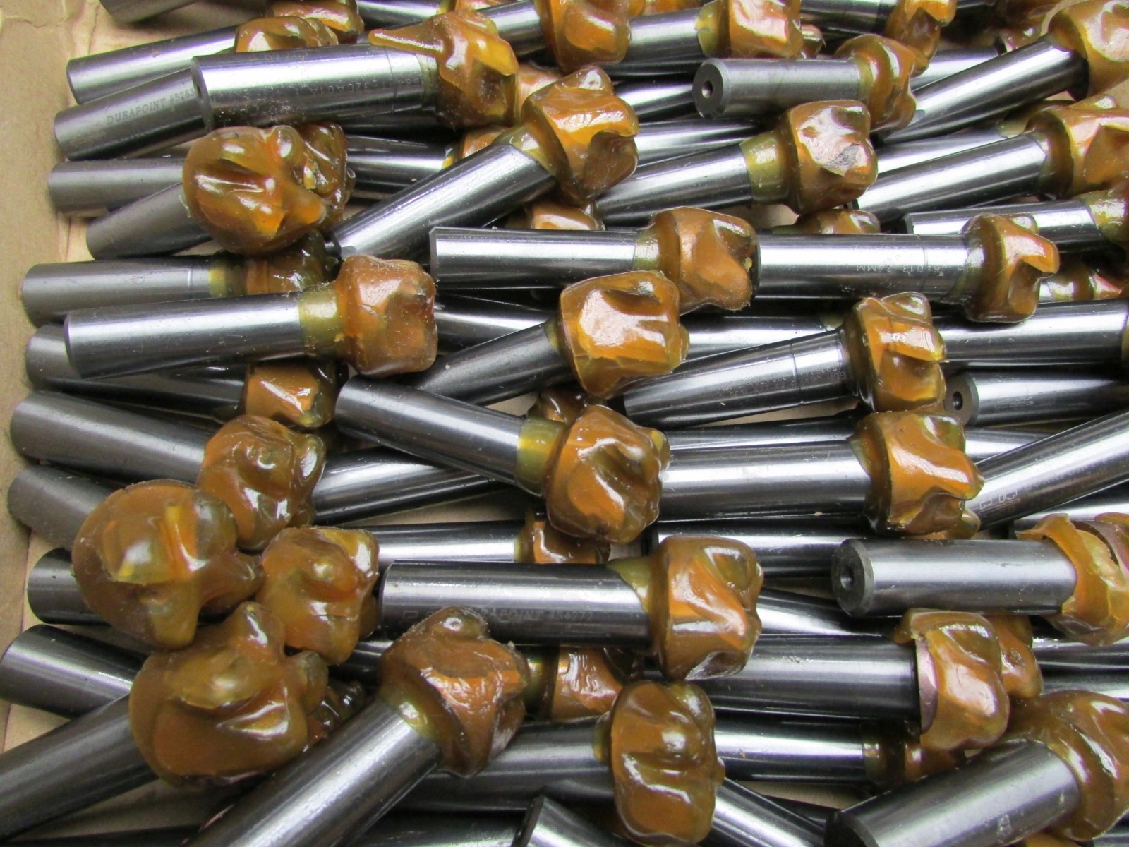 42 Lbs. of Resharpened / Scrap / Reuse Solid Tungsten Carbide Endmills, Cutters