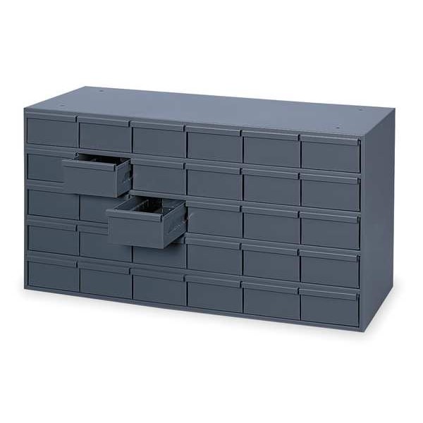 Durham Mfg 014-95 Drawer Bin Cabinet With 30 Drawers, Prime Cold Rolled Steel,
