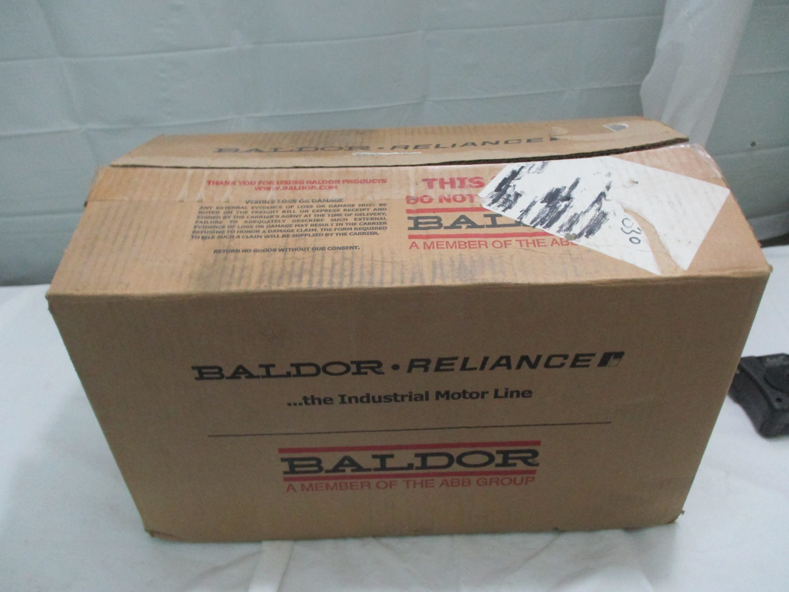 Baldor Reliance 1HP, 180V, 56C Frame, DC Electric Motor, CDP3455