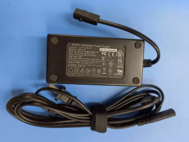 AC Adapter Power Charger For AC100-240V 50/60Hz 29v 2.0A SW-3712