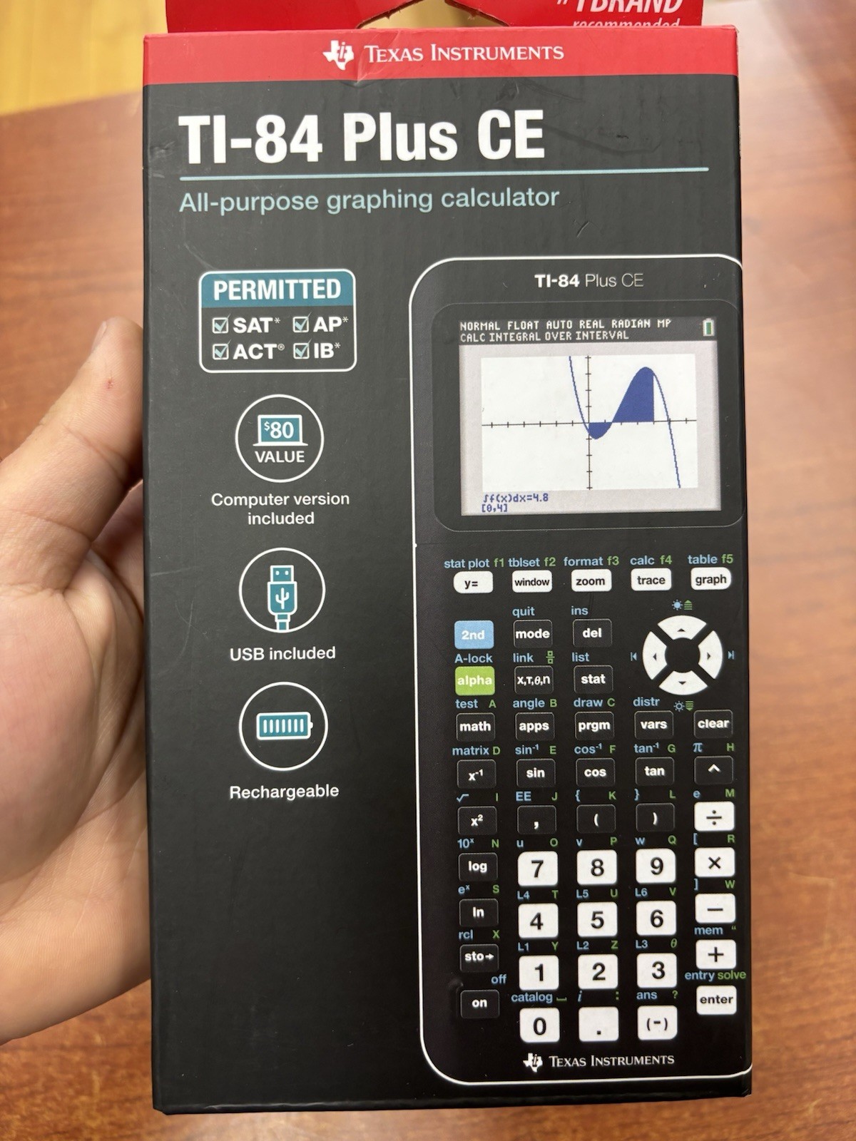 Texas Instruments TI-84 Plus CE All-Purpose Graphing Calculator – NEW IN BOX!
