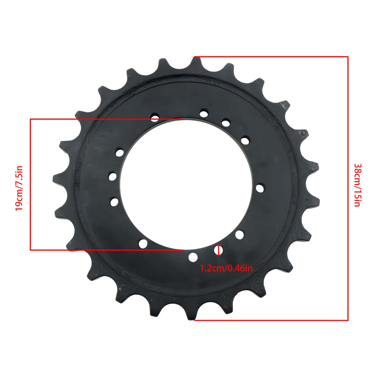 Sprocket 23 Teeth For Komatsu PC27MR2 PC27MR3 PC35MR-5 Excavator Models 1032265