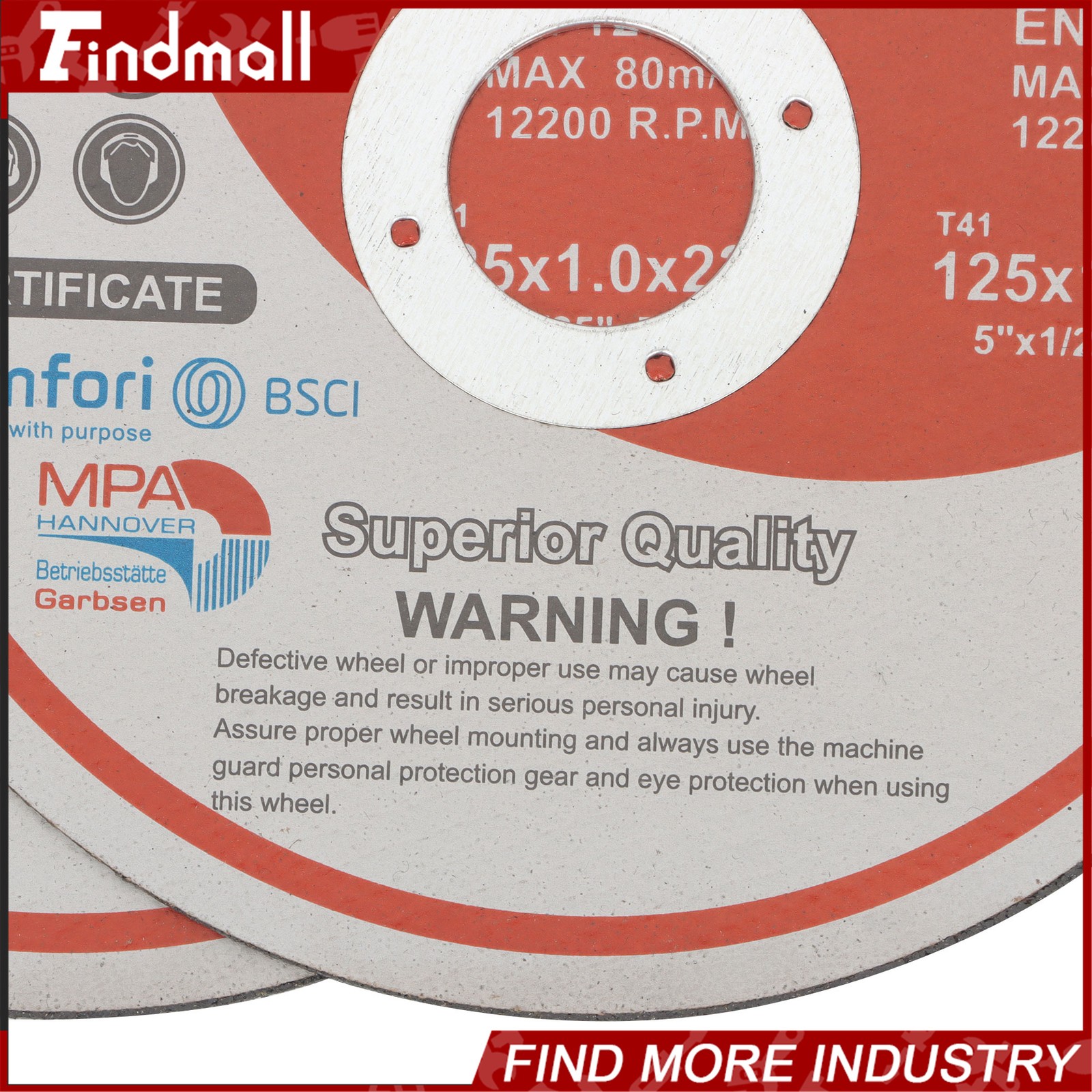 Findmall 4″ 4.5″ 5″ 6″ 7″ Cut off Wheel Metal & Stainless Steel Cutting Discs