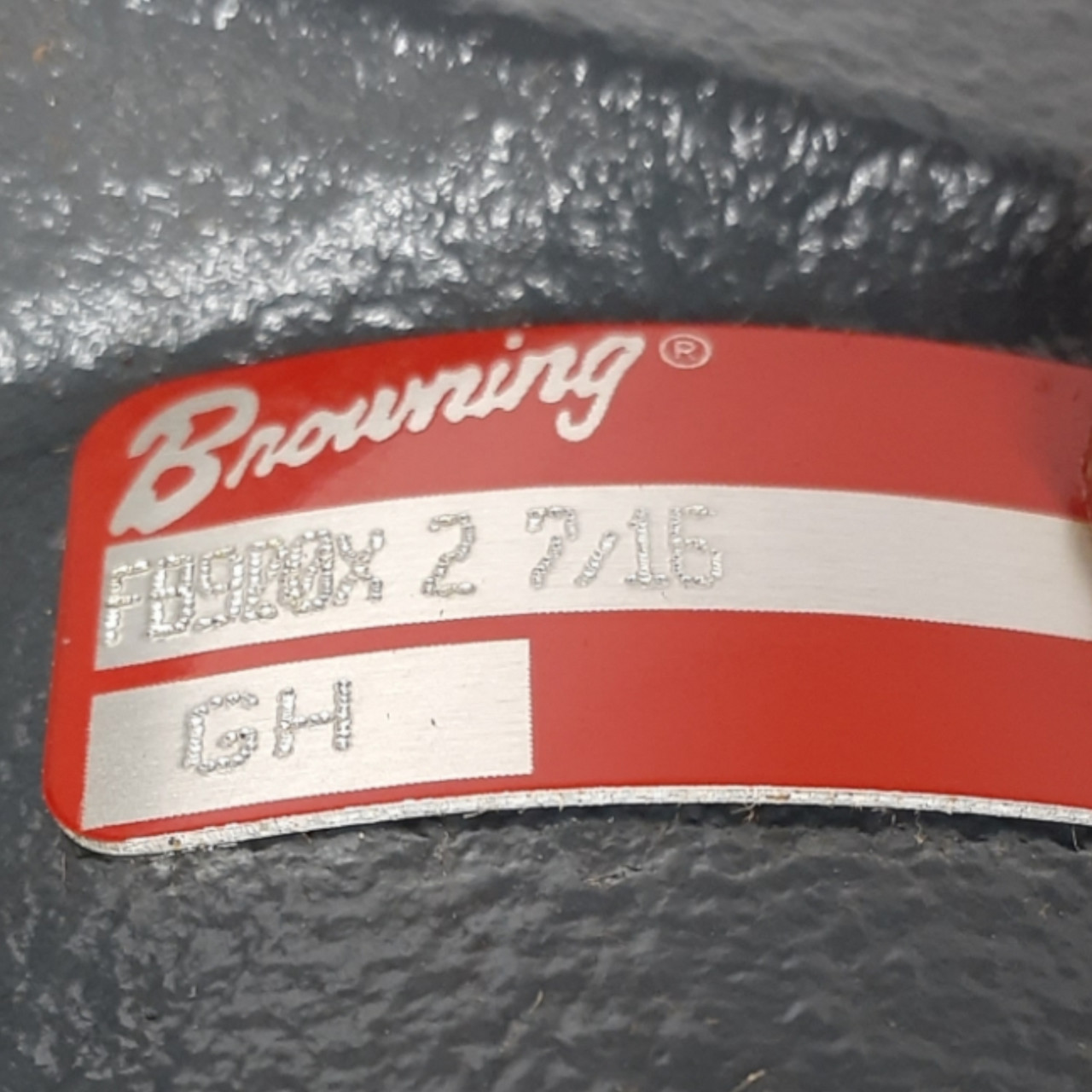 Browning FB900X 2-7/16 Cast Iron Four Bolt Flange Block Bearing