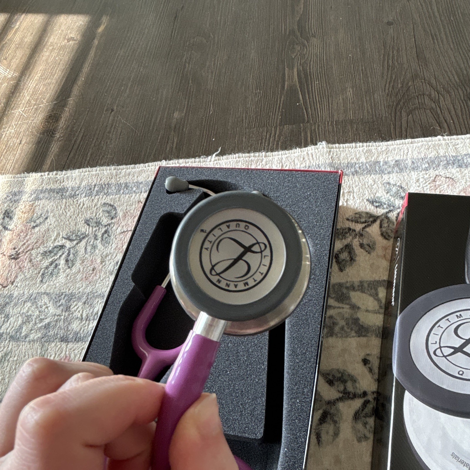 3M Littmann Cardiology IV Cardiology Stethoscope Dual Head Purple MPN 6239