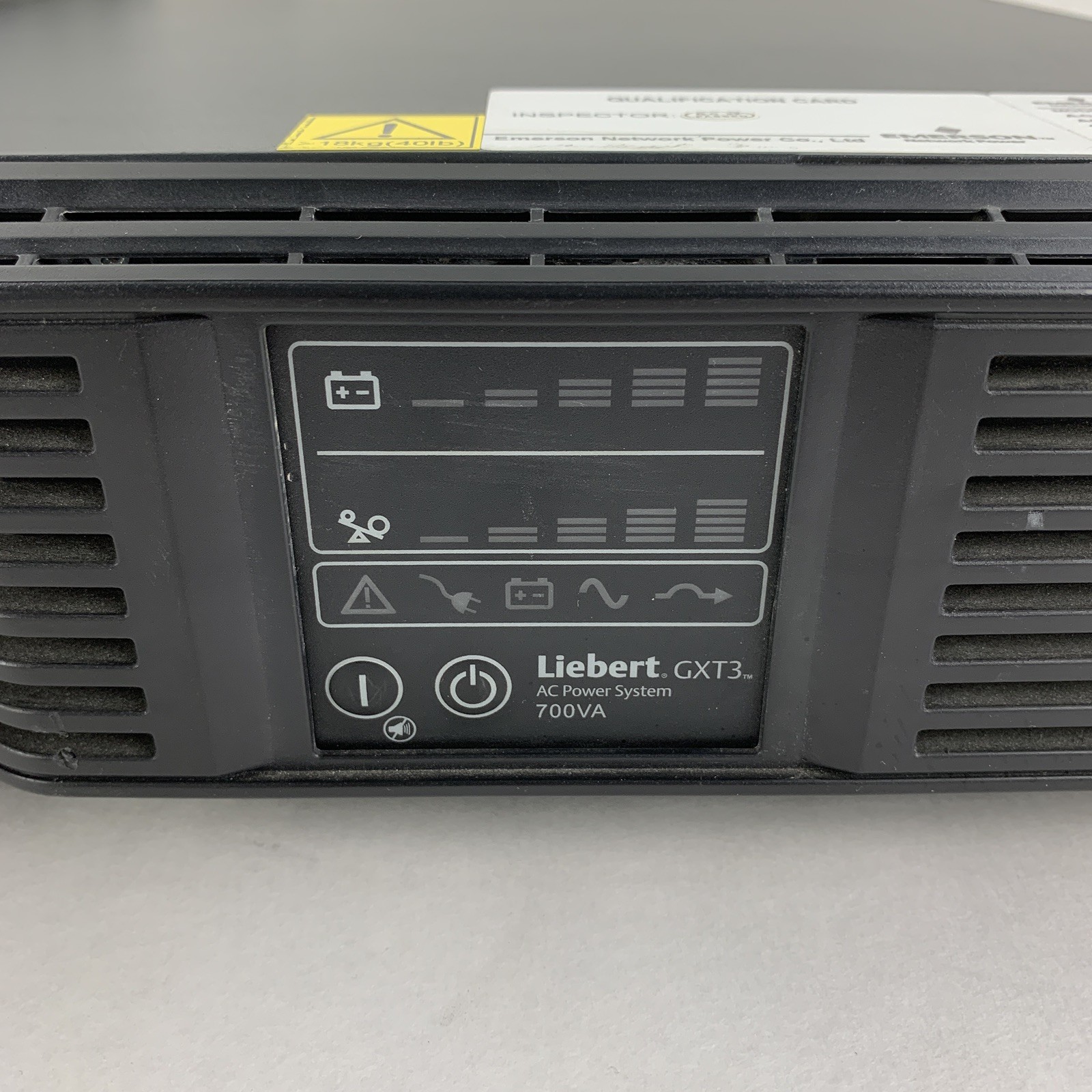 Emerson Liebert GXT3-700RT120 UPS System 700VA 120V No Batteries Tested